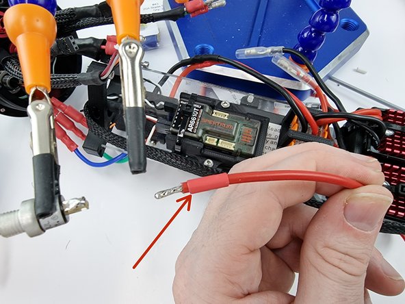 Before soldering the wire to the switch cut a section of heat shrink and slide over the wire.