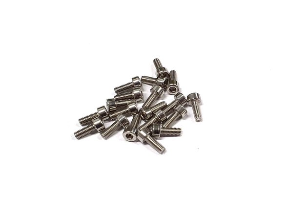 11 x M3 x 8mm Hex Socket Cap Screw's are required for the PPM Assembly