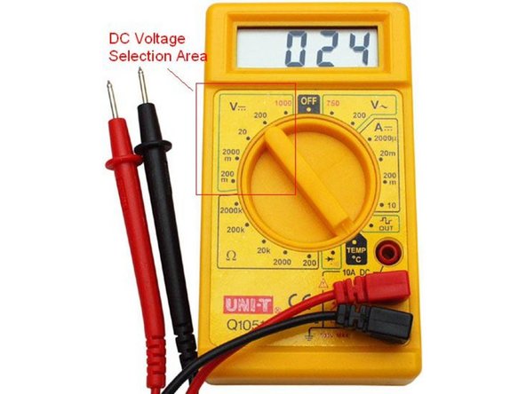 You can test the power system by tracing the voltage through the system.