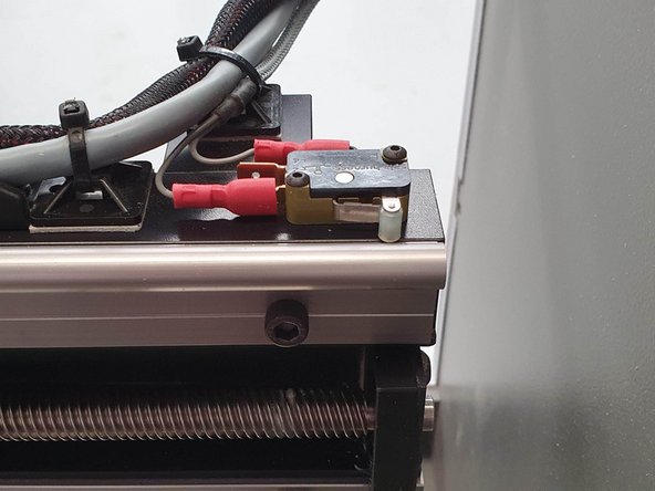 Locate the limit switch that needs to be replaced.