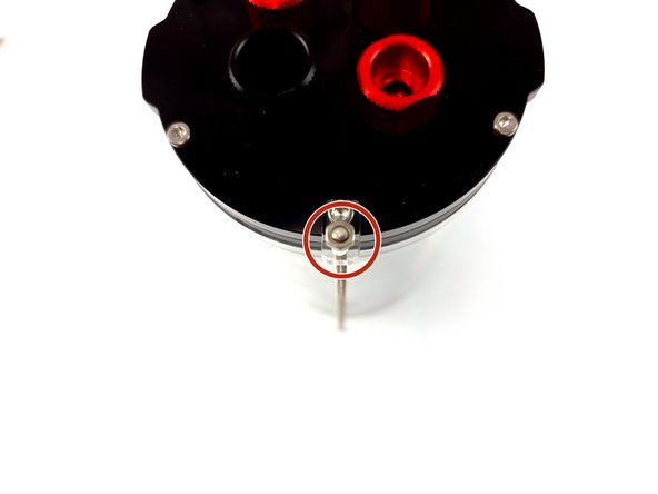 Slide the M3 threaded rod into the hole of the brace support.