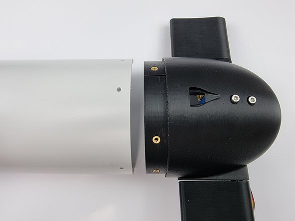 Now install the bottom fore and aft caps to the hull.