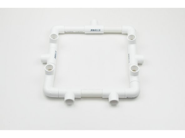 Connect the two frame segments together.