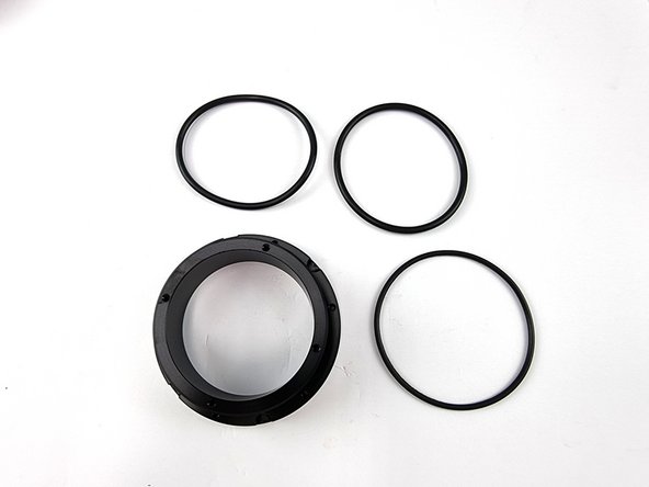 Unpack the O-ring Flange