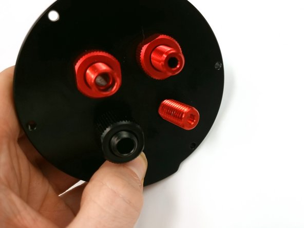 Insert the penetrator into the end cap.