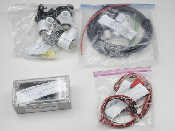 Place the four kit bags and the closed control box back into the ROV box, along with any sets of instructions or other documents that came with the  kit, and re-seal the box for the next team / class.