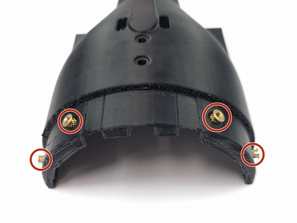 Following the same procedure place the inserts on the bottom of the cap.