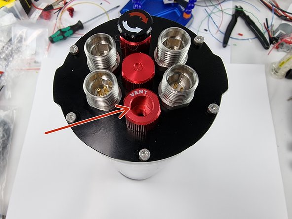 Now that the PPM is assembled we can insert the vent plug back in