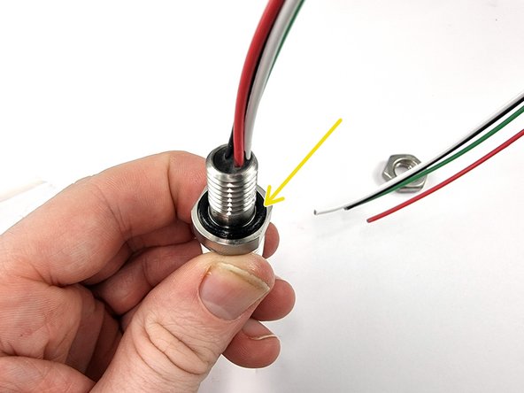 Lubricate the o-ring with silicone grease