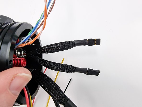 Once you have checked the connection of each wire with the multimeter and you are happy with the result you can sleeve the wires if you want.