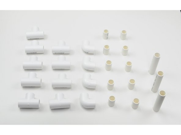 With the motors and tether removed, you may begin to disassemble the frame into its individual components.