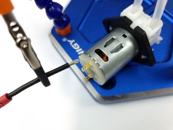 Using a soldering stand can be helpful to hold the wires in place etc