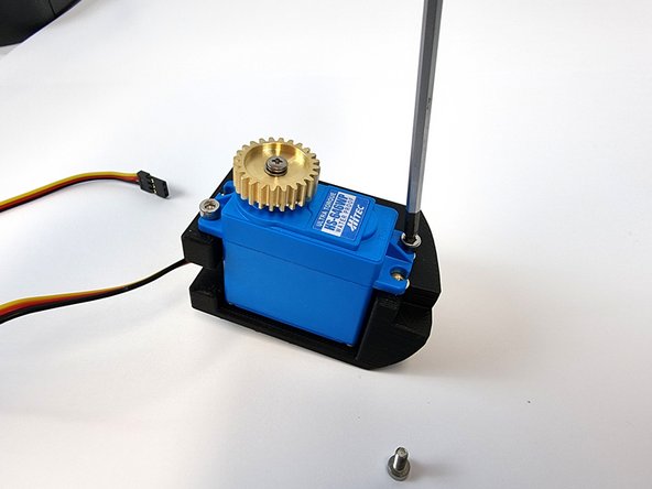 Ensure you have waterproofed your servo following this guide before installing it.