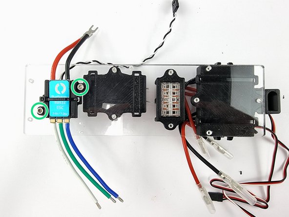 Use a cable tie to secure it to the mount