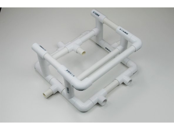 With the motors and tether removed, you may begin to disassemble the frame into its individual components.