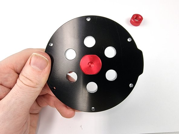 Insert the Penetrator Blank in the centre hole of the end cap