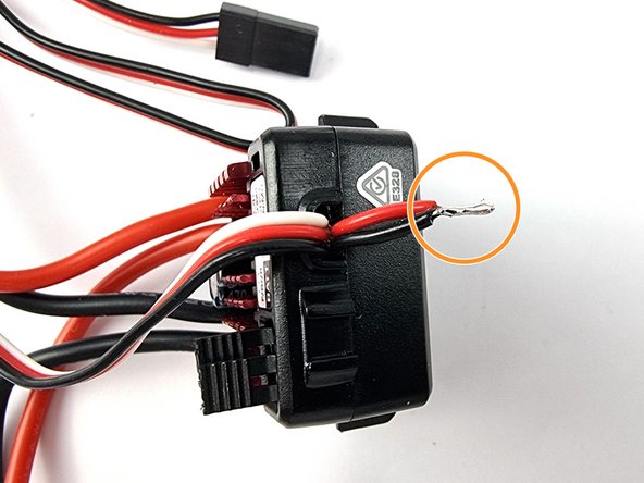 Twist the wires together and then solder them to bond them together.