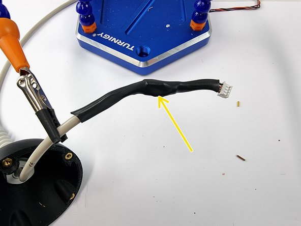 If you like you can apply a piece of heat shrink over all of the wires.