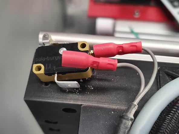 You can now remove the second connector and remove the old switch.