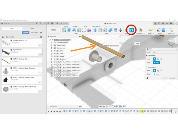 Select the Eye-Shaped icon in the Part Tree to turn off component visibility.