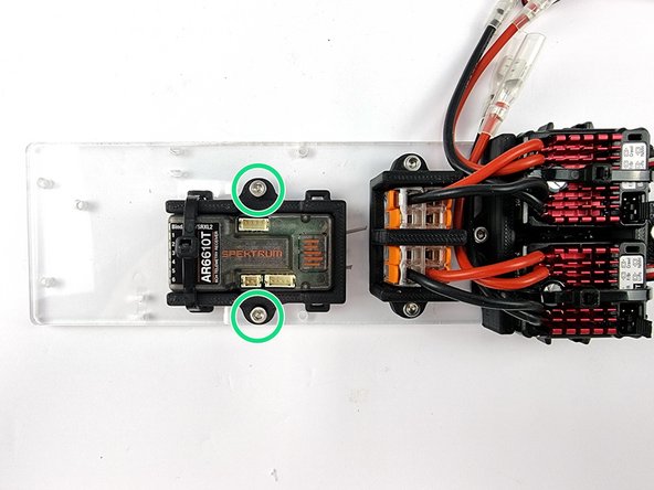 Trim the cable tie and also the aerials down