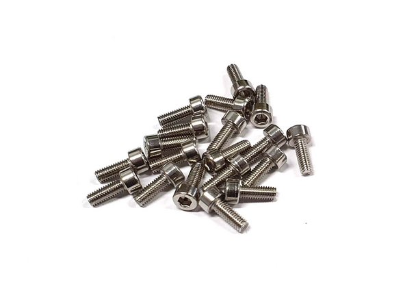 20 x M3 Stainless Socket Head Cap Screws are required for the Aft Cap Assembly
