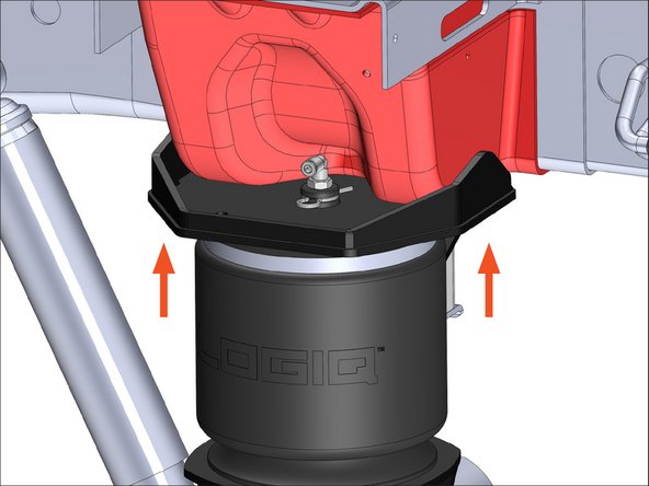 Apply some of the provided thread locker to each bolt before installing.