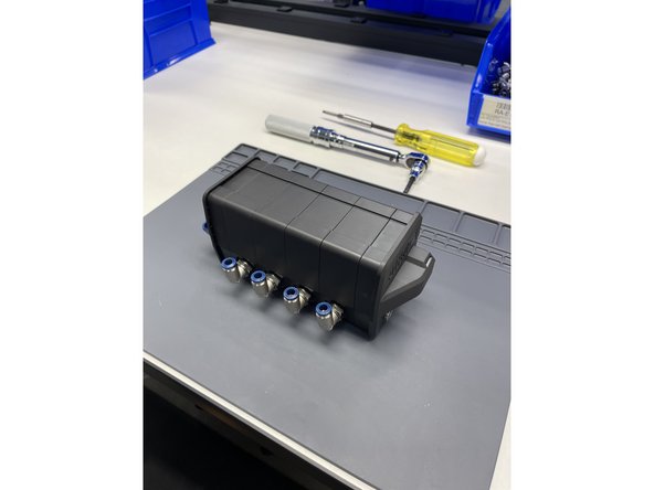 Torque the screw to 50 in-lb.