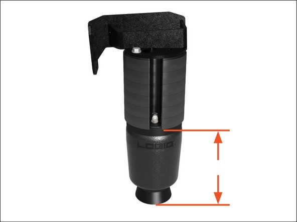 Verify the installed height of your air springs is 9&quot; +/- 1&quot; with no load in the truck and 10 psi in the air springs.