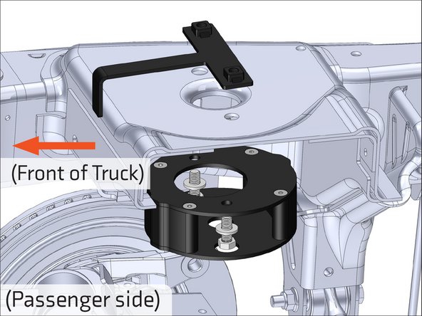 Apply some threadlocker to two of the provided 1/2&quot; bolts.