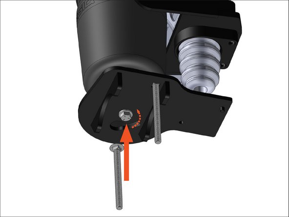 Install the 3/8" carriage bolts into the holes on the lower bracket, then apply downward force to extend the air springs and bring the lower bracket near the axle.