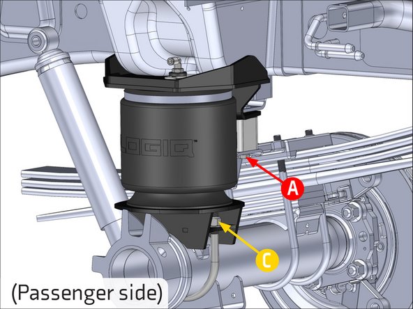 B: Torque the rest of the E-brake relocation bracket hardware to 7 FT. LB.  using a 3/16&quot; allen socket.