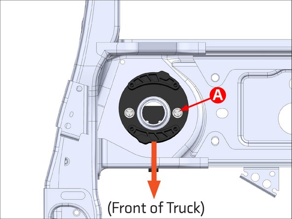 Using a 3/4&quot; socket with an extension, thread the 1/2&quot; bolts, with washers, into the weld nuts.