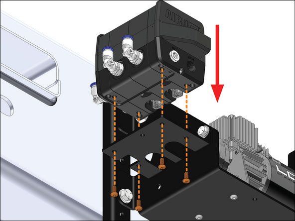 Re-install the updated AirIQ module using the original #10 screws.