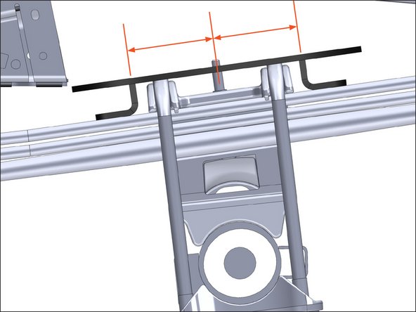 Make sure that the lower bracket is centered over the U-bolt saddle.