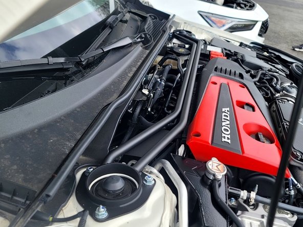 If you have a 27WON or aftermarket FSTB installed we suggest removing it at this time to create more space to get access to the back lower bracket. Use our install guide to remove your 27WON FSTB. This is not required but makes things easier