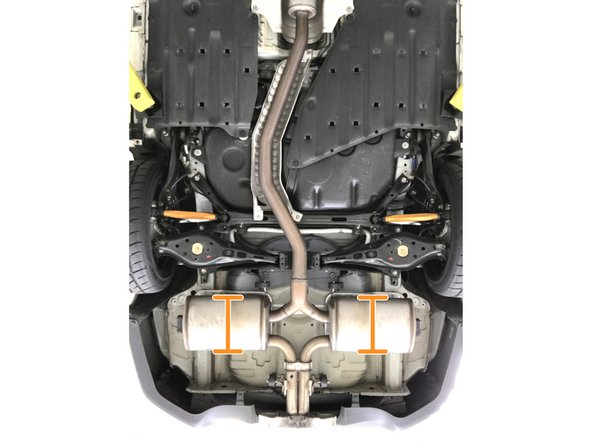 Support Mid-Section forward of the resonator as shown