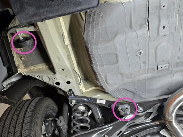 Align the gasket and flange properly and insert the other two (2) bolts