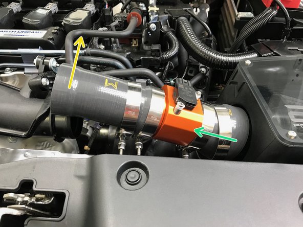 Disconnect the wiring harness from the MAF Sensor