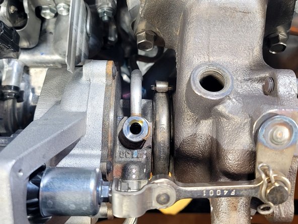 Stock Oil feed bolt is reused for GIN Journal Bearing (JB)