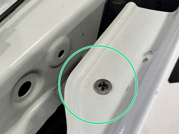 Riv Nut successfully installed. It is confirmed installed correctly when the riv nut is snug in place and will not pull back out from the hole