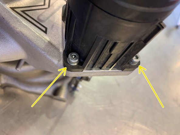 Reinstall the (4) OE 3mm Allen head bolts