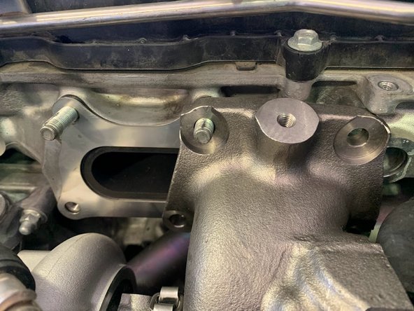 Insert the Turbo Assembly into the car as shown to facilitate the next steps