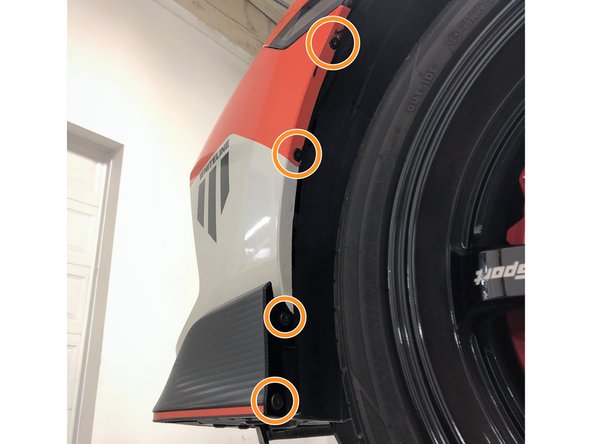 Raise the vehicle and support with jackstands in the OE recommended locations