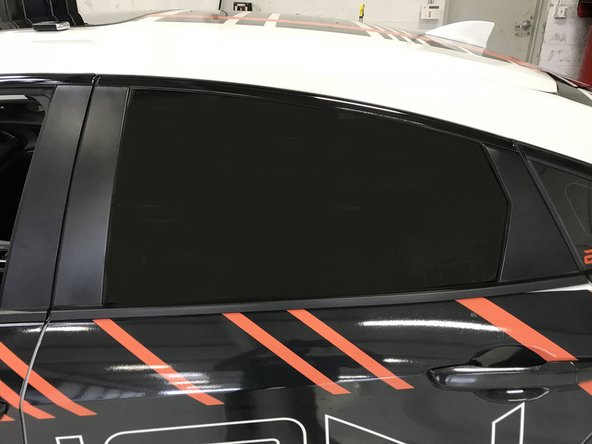 In these instructions we will be showing the installation process on the LH side rear window.  Installation on RH rear window is similar