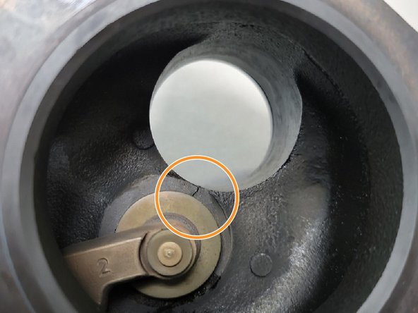 Some small cracks in the turbine housing are not uncommon on OE and aftermarket turbos.  Normally, this is not a performance issue