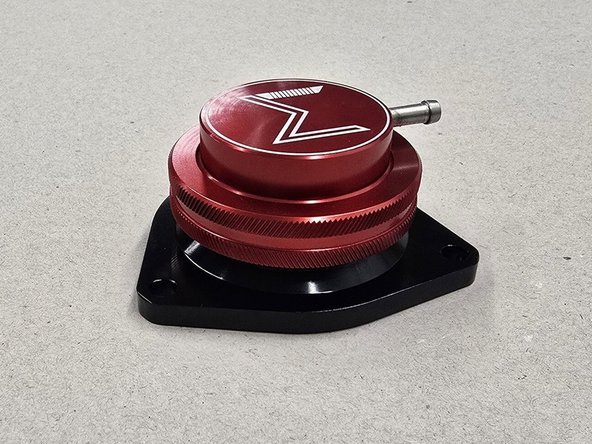 Place the BPV cap back onto the body as shown