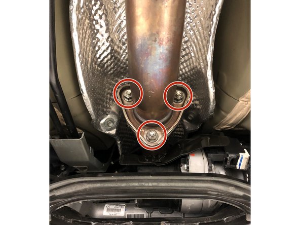 Verify that the exhaust is not to hot to touch, if still hot use a fan to cool the exhaust piping before proceeding