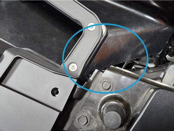 While installing the airbox be mindful of the right side of the inlet, this part can easily be damaged by the engine bay if you aren't careful