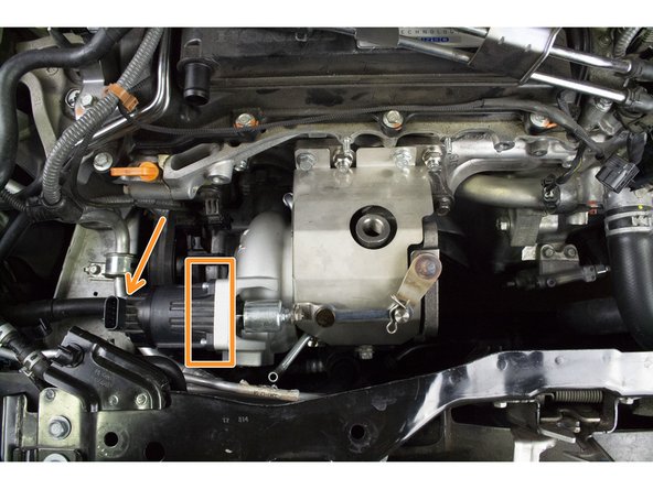 Verify that the WGA wiring connection is pointed up.  Install the four (4) 3mm Allen socket cap screw and tighten to snug.